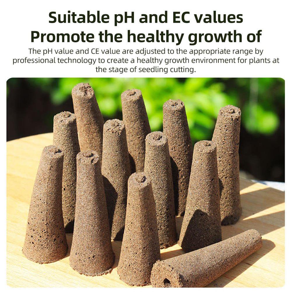 50Pcs Seed Grow Sponges Replacement Root Growth Pods Hydroponic Seedling Starter Plugs For AeroGarden Indoor Garden Planting