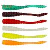 50 Teile/satz 4CM/0,4G Weicher Wurm Köder Realistische Bionic Spiral Maggot Künstliche Bunte Wurm Köder Süßwasser Salzwasser Angeln zubehör
