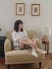 Bibihom (Uni) Navy Bold Stripe High-Density Pure Cotton Shorts