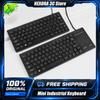 New Mini Industrial Keyboard PS/2 & USB Port Compact Wired Keyboard for CNC Machine Cabinet Control Medical Equipment Server