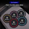 Car Stickers For Alfa Romeo 2Pcs Car Silicone Coaster Anti-Slip Water Cup Drink Mat For Alfa Romeo Giulia Stelvio Giulietta 156