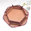 Fashion PU Leather Storage Tray Jewelry Storage Dish Desk Accessory Tray Suitable For Watches And Small Items