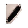 Calvin Klein Commuter Elegant Letter Twist Lock Flap Chain Mixed Material Crossbody Bag Medium Women Bags Shell-Pink DH3240-PS2