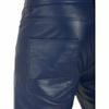Leather Pant Real Leather Casual Jeans Biker Pant Men's Blue Genuine Lambskin Handmade
