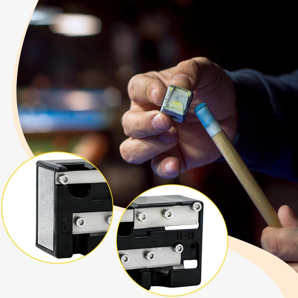Multi Functional Pool Cue Tip Repairer Compact Billiard Cue Shaper Durable Accessory for Professional and Home Use