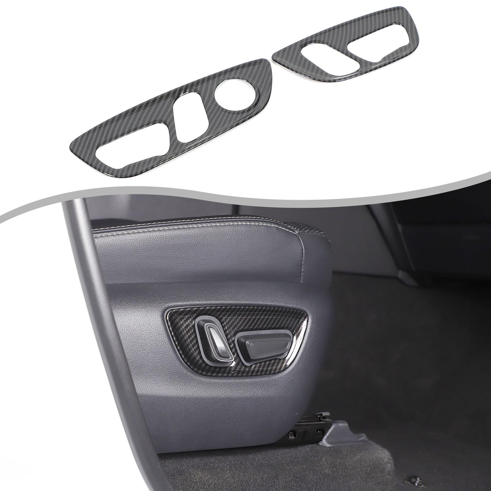 ABS Carbon Interior Seat Adjustment Panel Trim For Toyota Land Cruiser LC250 24+