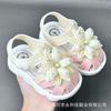 Girls' Summer Sandals for Infants and Toddlers, Baby Closed-Toe Walking Shoes for Little Princesses