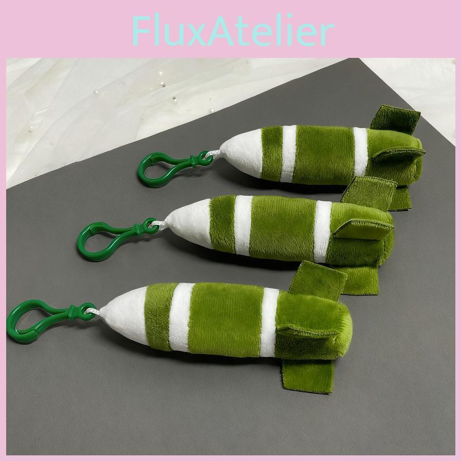 Missile Plush Creative Toy Keyring Accessory Bag Decoration And Gift Playful