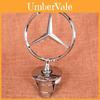 Emblema Cromado de Estrela de Pé Original Mercedes Benz para Capô de Modelos W123 W126 W201 W124
