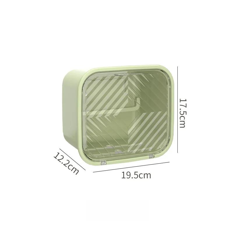 Wall Mounted Tissue Box Toilet Paper Container Holder Bathroom Organizer Accessories Drawer Roll Paper Shelf Luxury Storage Box