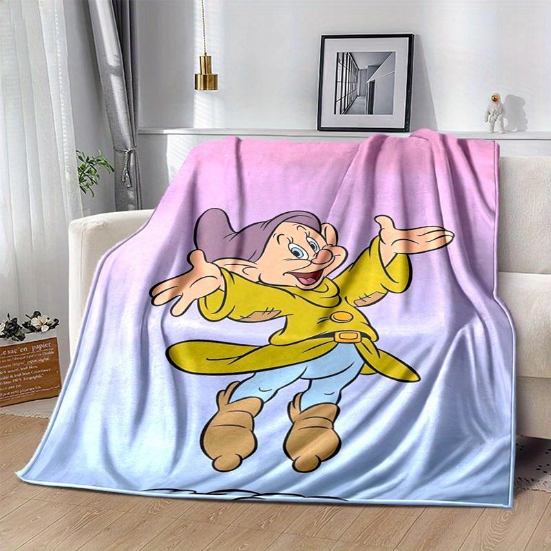 1 pezzo, Coperta Nano Brontolone Morbida Coperta da Arredo per la Casa, Copri Divano, Uso Esterno, Idea Regalo, Coperta in Flanella Perfetta per Camera da Letto, Soggiorno, Viaggio