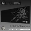 HYBXAXC Kurosun The Big Three Large Mouse Pad Samurai Gaming Mousepad Gamer Desktop Decoration Office Non-Slip Mat Keyboard Mat