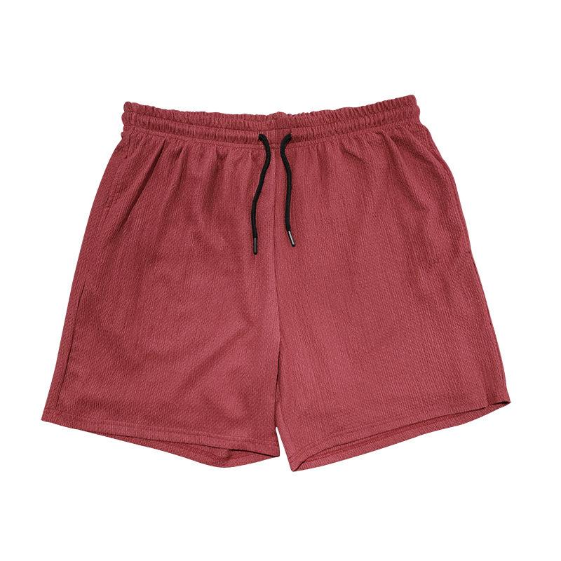 Summer Men's Casual Sweatpants Quick Dry Lined Double Woven Shorts Two Pairs