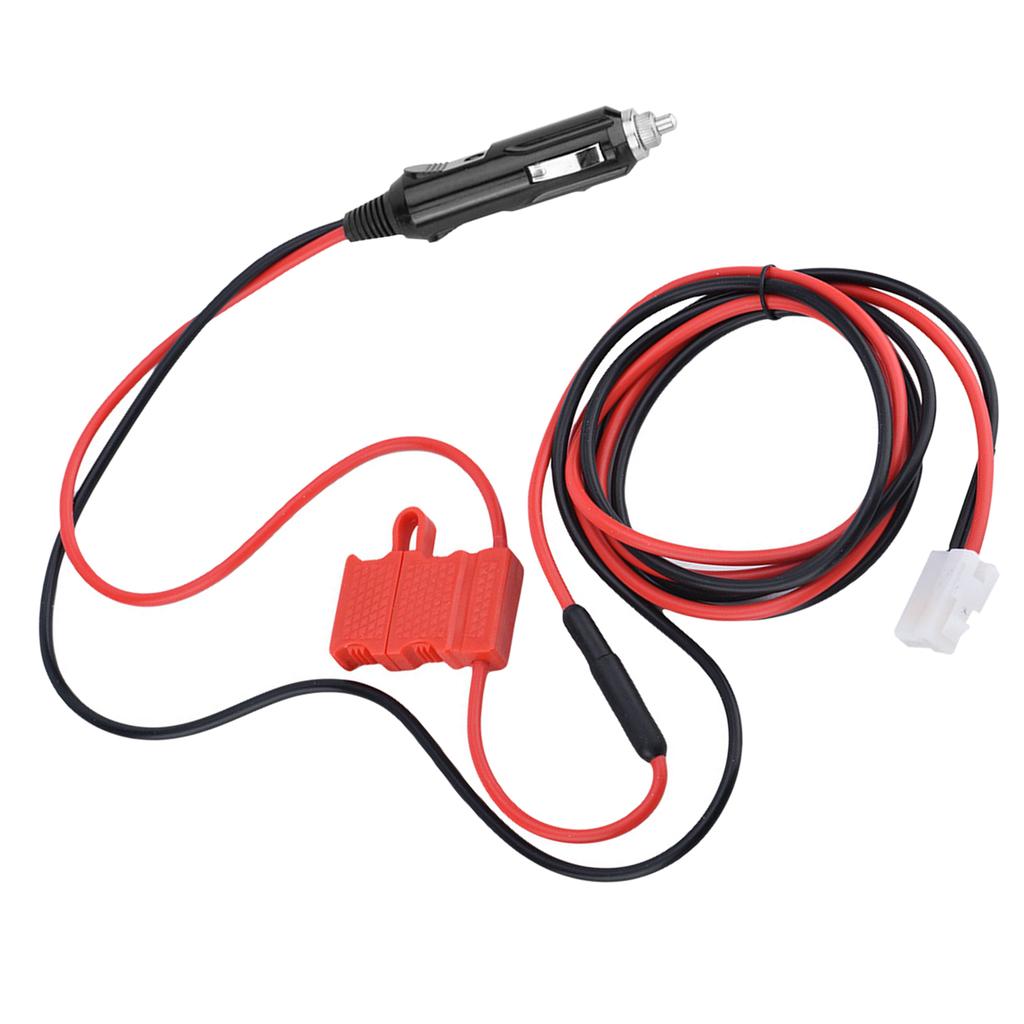 12V DC Power Cord Cable Cigarette Lighter Plug with Double fuse for Mobile Radio