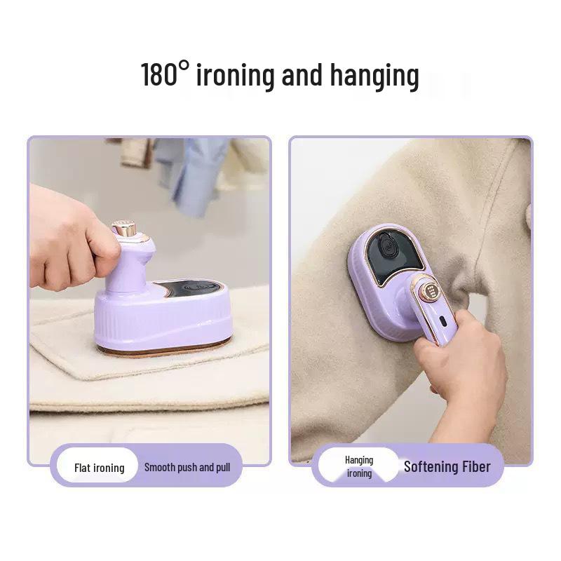 Portable Folding Electric Garment Steamer: Compact Handheld Iron for Home & Travel