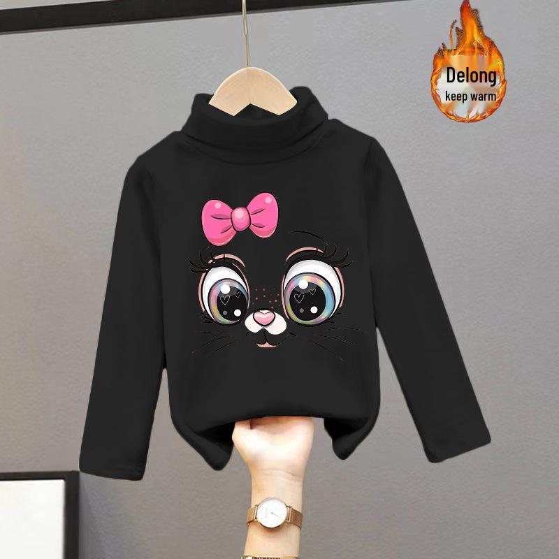 Children's Warm Base Layer Top for Boys and Girls - Thick, Versatile Long-Sleeved for Autumn/Winter