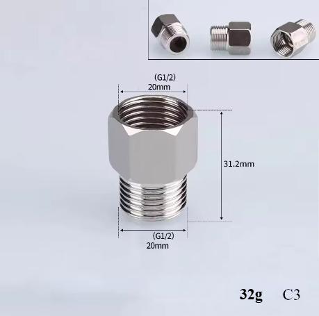 Xiaomi Aço Inoxidável 201 1/2" 3/4" BSP Rosca Macho Fêmea Cotovelo Redutor T Luva Junta de Topo Conexões Hidráulicas