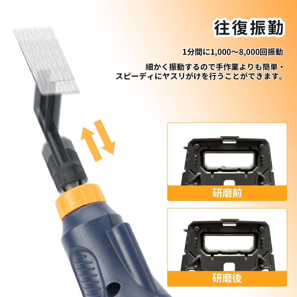 Bucasso Stroke Sander LED Light Variable Speed 1000-8000 RPM Model Craft Tool