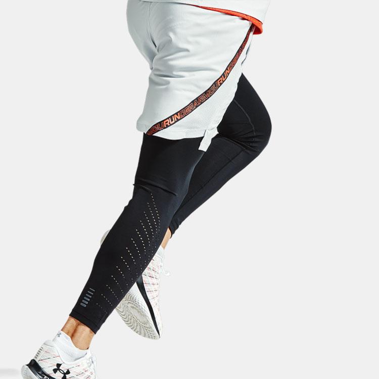 Under Armour Casual Breathable Running Sports Compression Fitness Pants Men Bottoms Black 1361489-001