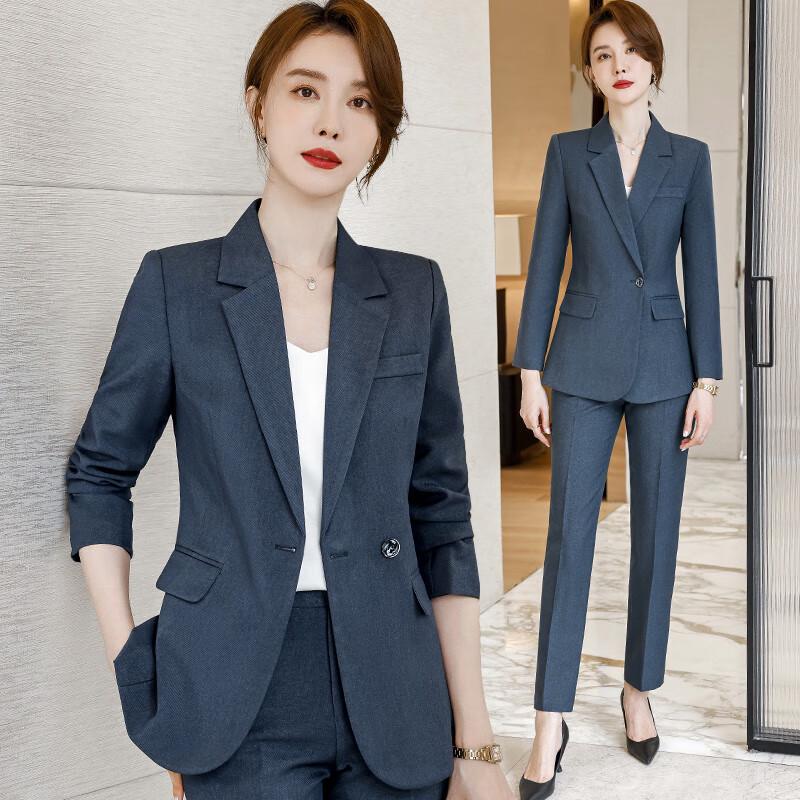 Women's Professional Slim-Fit Suit Set