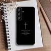 Bible Verse Jesus Christ Christian Phone Case For Samsung Galaxy A73,21,22,32,71,53,52,51,80,5G Soft Black Cover