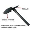 Portable Engineering Military Shovel Outdoor Multi Functional Folding Military Vehicle Camping Fishing Shovel Pick Practical