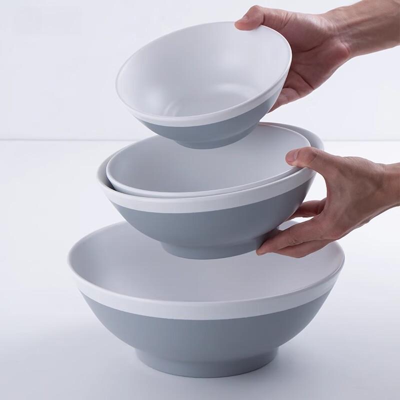 Melamin matt tiefe Nudelsuppenschale