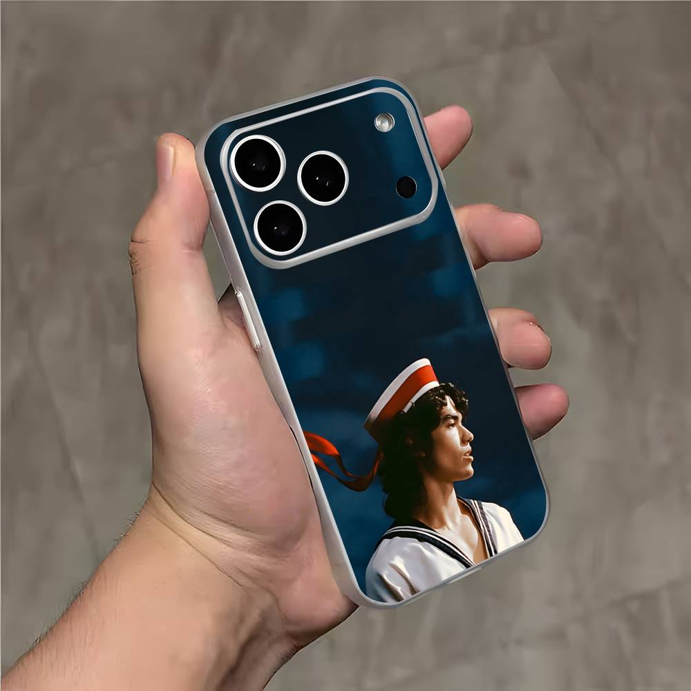 C-Conan Gray Wishbone Shockproof Transparent White Phone Case For iPhone 17,16,15,14,13,12,11,Pro,Max Magnetic Wireless Charging iPhone13