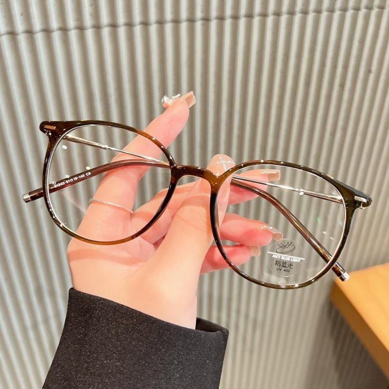 Lightweight Female Blue Light Glasses With Metal Plastic Frame And Star Details For Modern Fashion