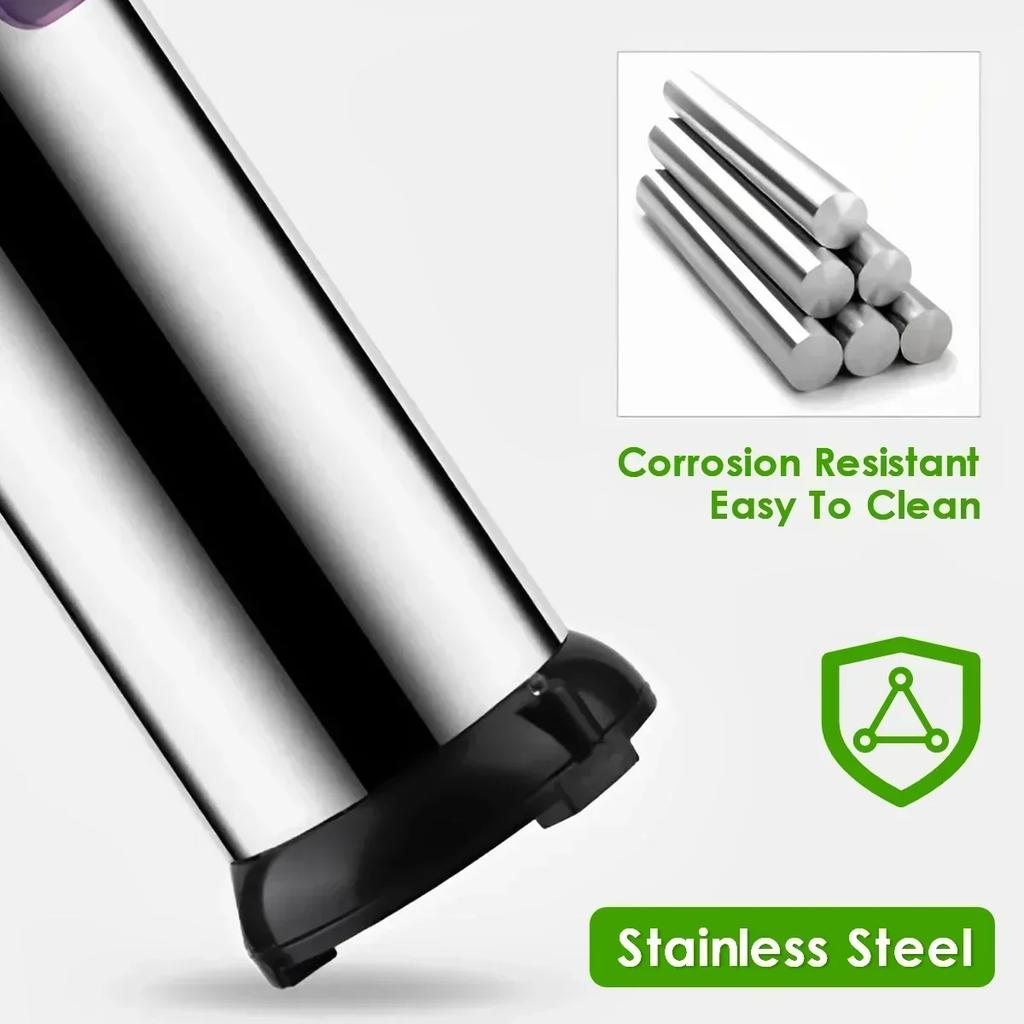 280ml Automatic Soap Dispenser Adjustable Touchless Hand Soap Dispenser Motion Sensor Smart Stainless Steel Hand Sanitizer