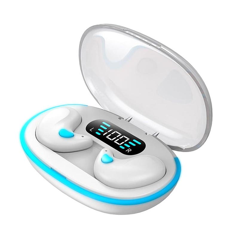 

X55 Sleeping Earbuds Wireless Mini Headphones For Work Tws Bluetooth Earphone Stereo Hidden Headsets With Mic Hd Call Waterproof белый