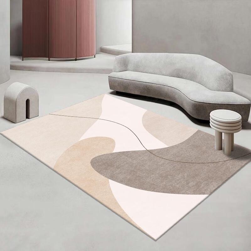Visionary Modern Minimalist Crystal Velvet Area Rug