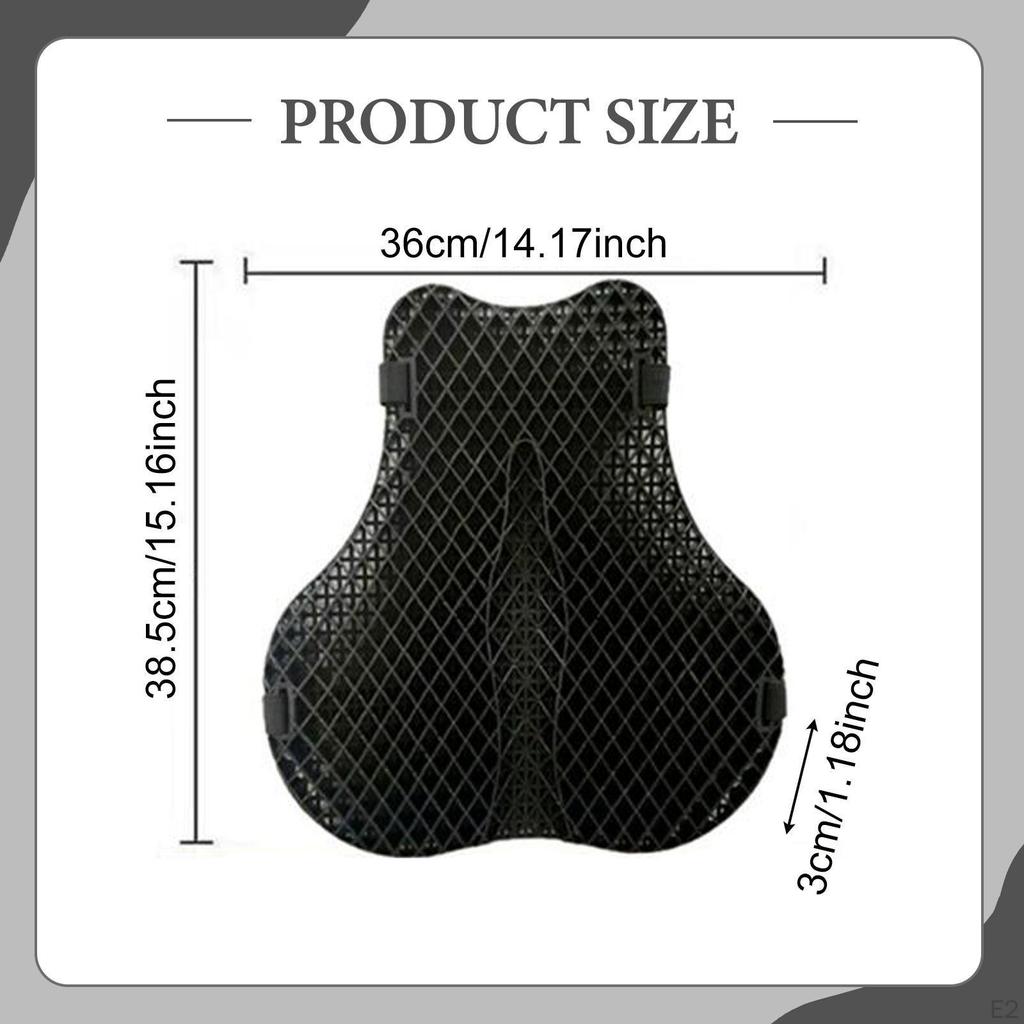 Motorcycle Cushion Shock Absorbing Honeycomb Structure Accessories Seat Pad for