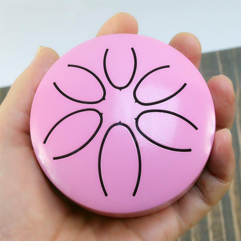 3 Inch Steel Tongue Drum - 6 Tone Handheld Instrument For Meditation Yoga Perfect Musical Gift For Beginners