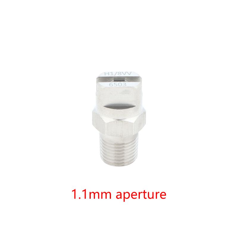 Easy to Install 1/8" 1/4" HVV/HU 304 Stainless Steel Flat Fan Spray Nozzle for Industrial Cleaning Projects