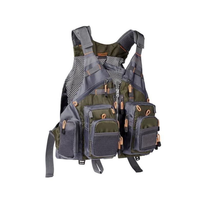 Fishing Vest Fly Spinning Breathable Multi-Pocket