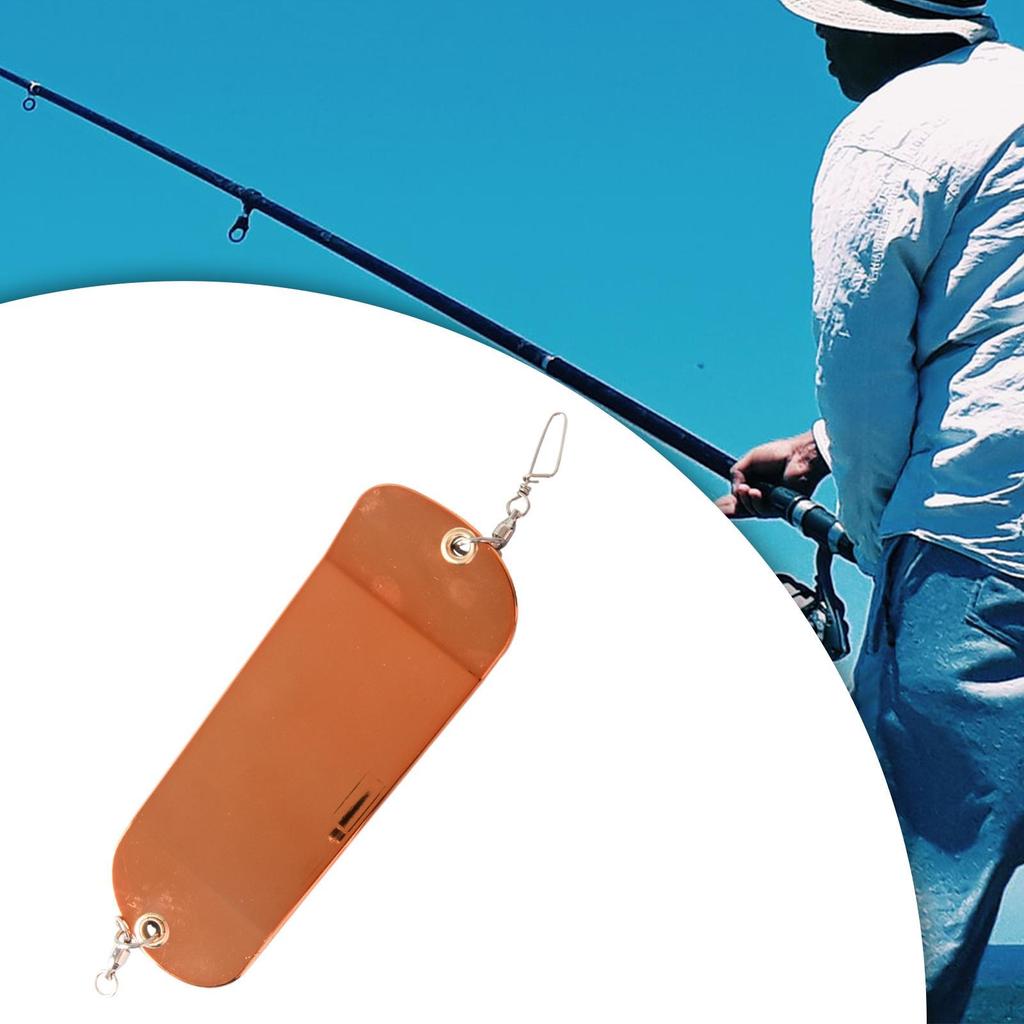 Angeln Tauchen Bord Flasher Bequem Taucher Platte Fisch Zieht Lampe Trolling Köder für