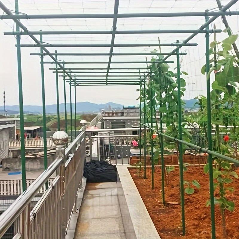 10 buc, Plantă Agățătoare de Grădină Acoperită Fitinguri Tub din Oțel Plastic Cataramă Fixă Stâlp de Sprijin Cataramă de Conectare Cataramă cu Arc Cataramă Sârmă pentru Plantare Acasă