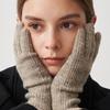 RECLOW KNIT LOGO GLOVE OATMEAL