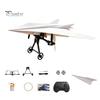 RC Plane with Dual Propellers Remote Control Paper Airplane Kit, DIY Electric Gyro Kit Stabilizer, Propellers, Lightweight Glider Assembly Toy