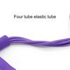 1PC Tension Rope 4 Tubes Multifunctional Sit-up Equipment Workout Pedal Puller for Home