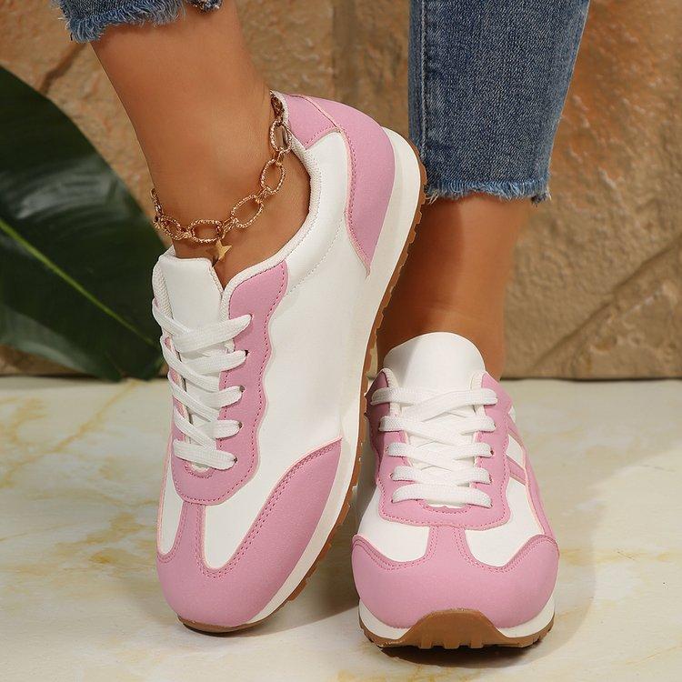 Large Size Lace-Up Casual Forrest Gump Shoes Women'S Light And Simple Casual Versatile Sports Single Shoes Board Shoes