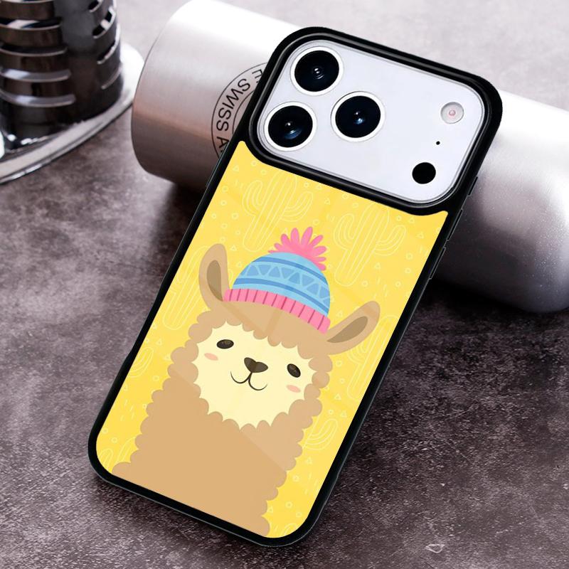 Animal Lama Llama Alpacas Phone Case For iPhone 17 16 15 14 13 12 11 Pro Max Plus 17Air Soft Silicone Cover