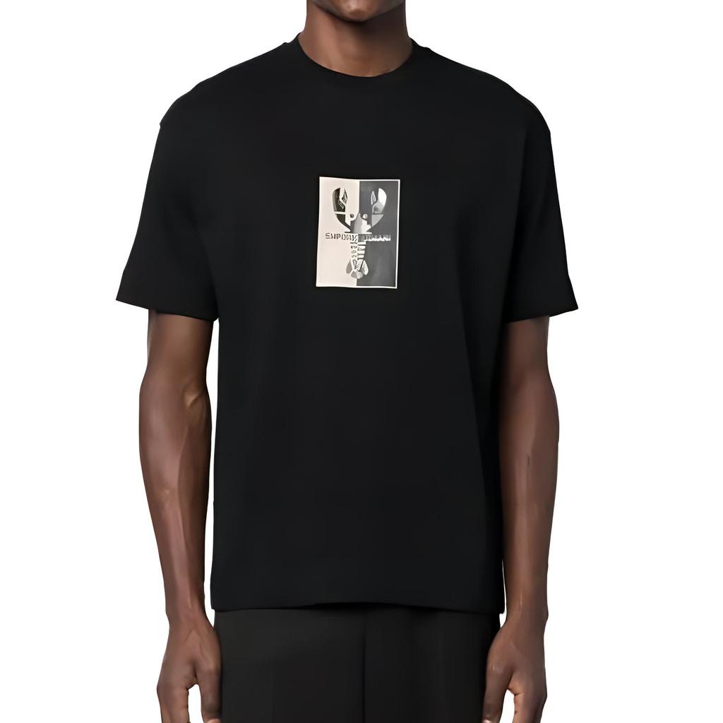 Emporio Armani T Shirt Men's Black 6R1TA8-1JWZZ-00B9