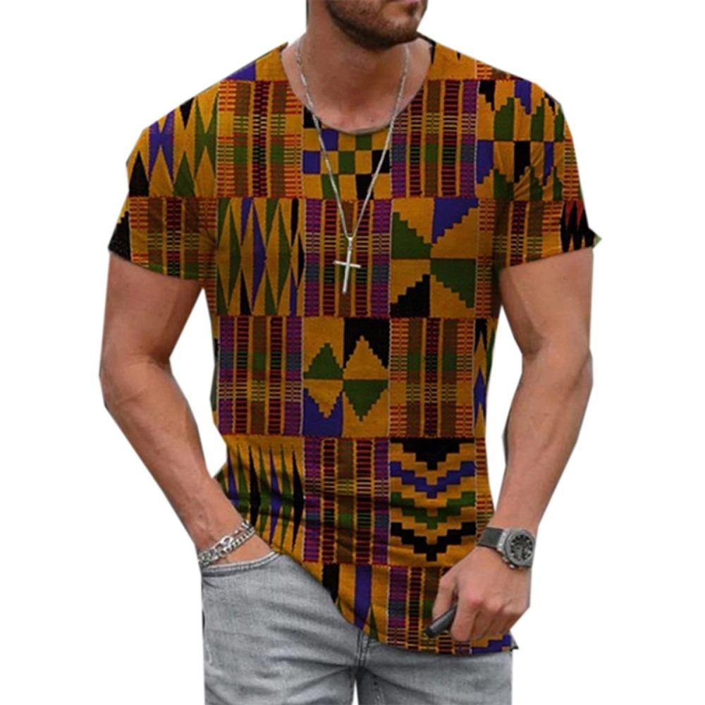 Africká grafická trička Barevné abstraktní umění 3D potisk Pánské Dámské tričko Dovolená Streetwear Harajuku Dětské Topy Trička Oblečení