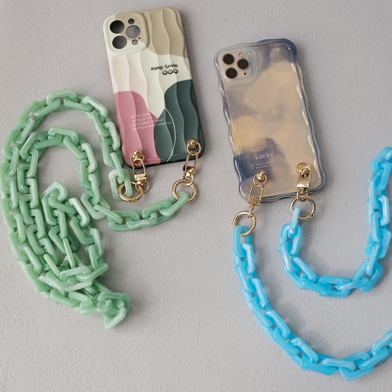 New Woman Bag Chain Accessory Detachable Parts Candy Crossbody Resin Luxury Strap Women Handbag Chains Acrylic Shoulder Handles