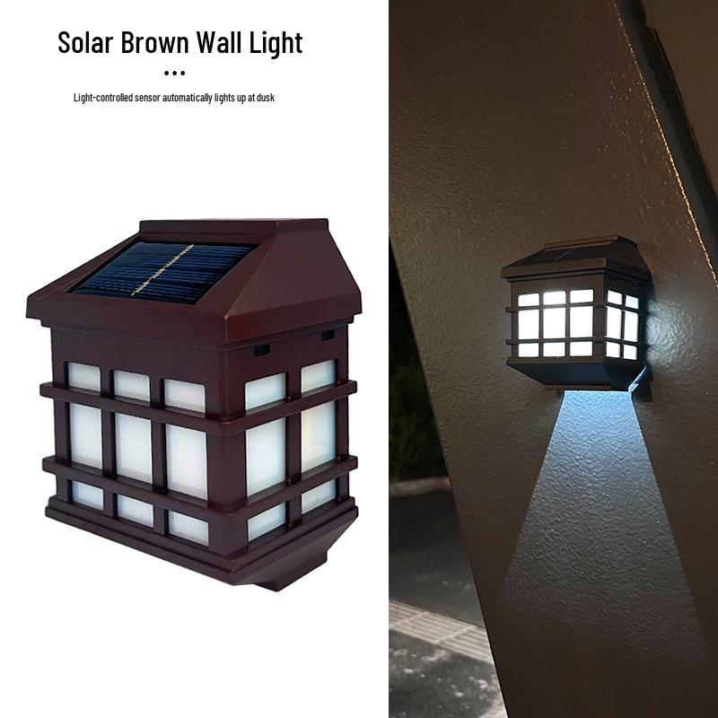 Solar Window Pane & Wall Lights - Waterproof Garden, Villa, Fence & Stair Lighting