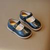 Toddler Girls Mary Jane Shoes Soft Leather Cutout Breathable Casual Flats Adjustable Strap Comfortable Fit
