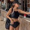 Women's Fashion Slimming Two-Piece Swimsuit - Sexy, Conservative, Ideal for Students & Vacation