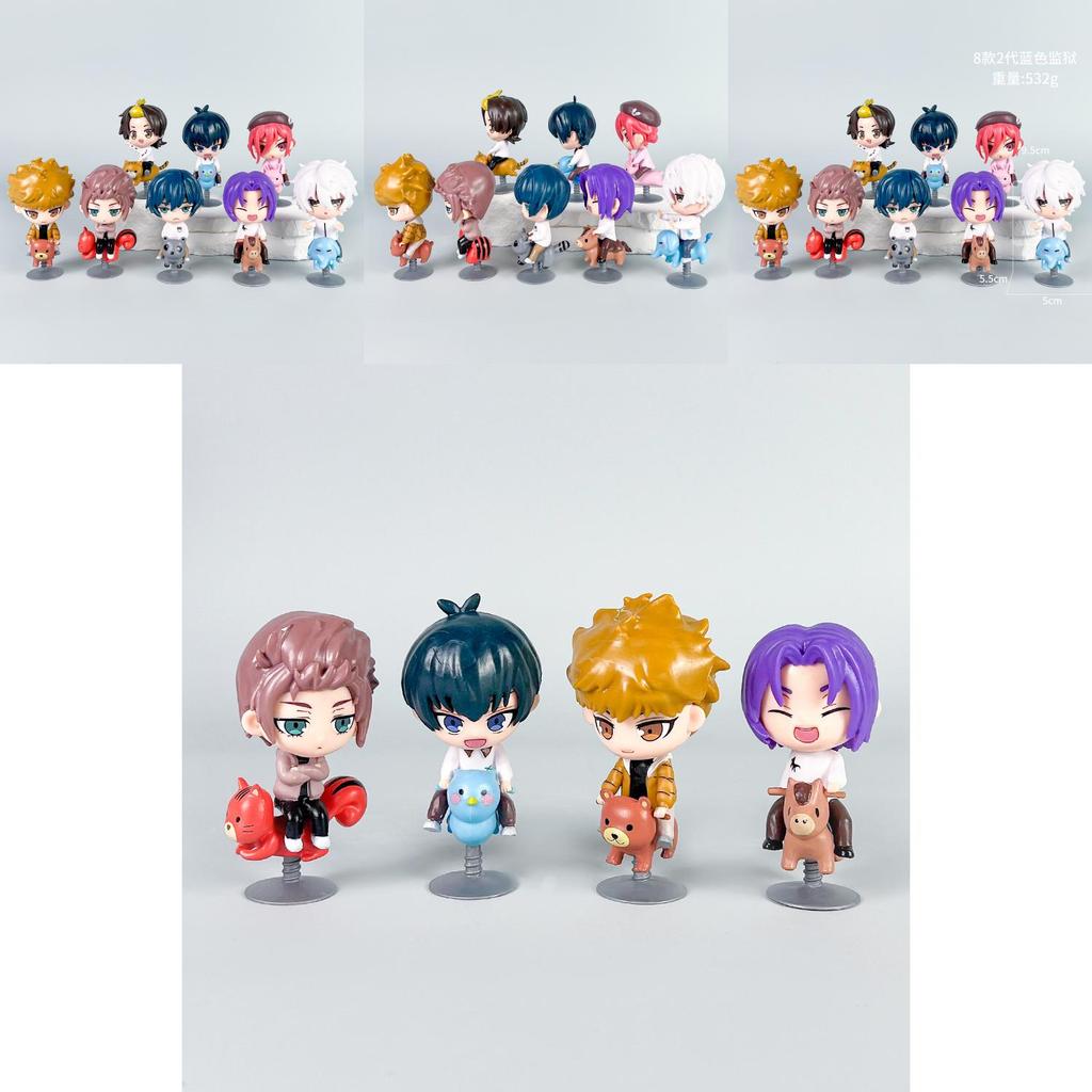 Blue Lock Anime Figure Set Pvc Collectible Model Toy For Fans